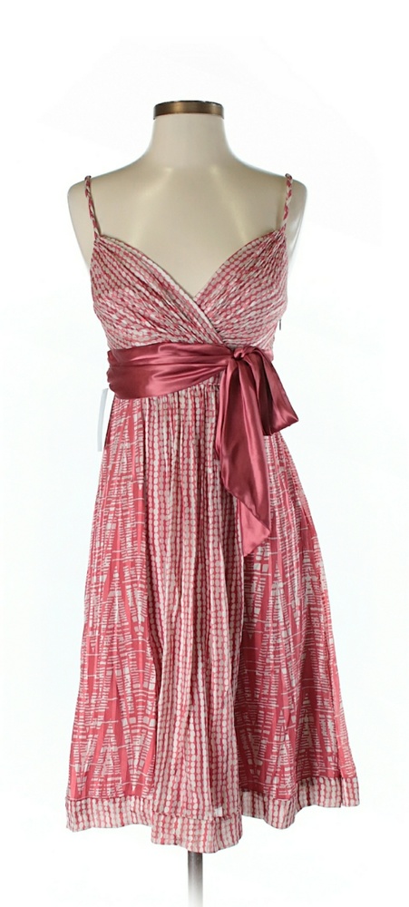 BCBGMAXAZRIA Pink Silk Size 2